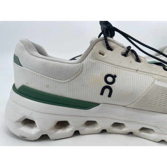 On Cloud Running Cloudrunner 2 Shoes White Green 3ME10142404 Men’s Size 11.5 - Picture 12 of 16